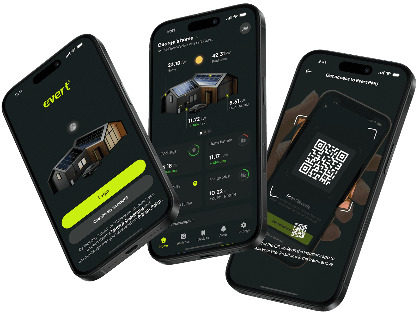 Evert App Interface